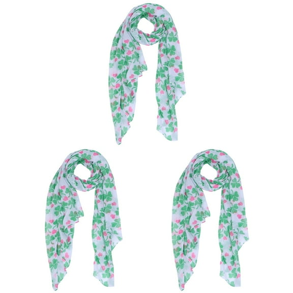 HOMEMAXS Set of 3 Scarf Shawls Satin Scarves Wraps for Women Waist Belt Women's