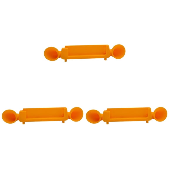 HOMEMAXS  Set of 3 Volume Mobile Phone Amplifier Speakers Mount Orange