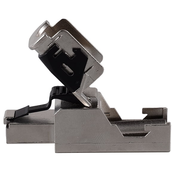 Shielded Connector Pass Through Modular Plug Cat 6a Network Connector