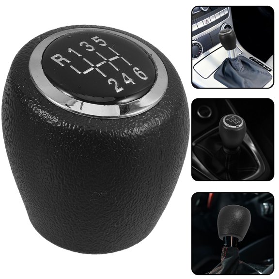 HOMEMAXS Shifter Replacement Car Gear Head 5.50X5.00X5.00CM Black