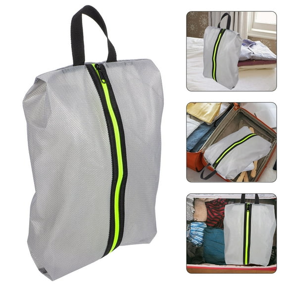 HOMEMAXS Shoe Bag Shoes Bag Shoe Storage Bag Hanging Shoe Storage Travel 40x22cm Grey