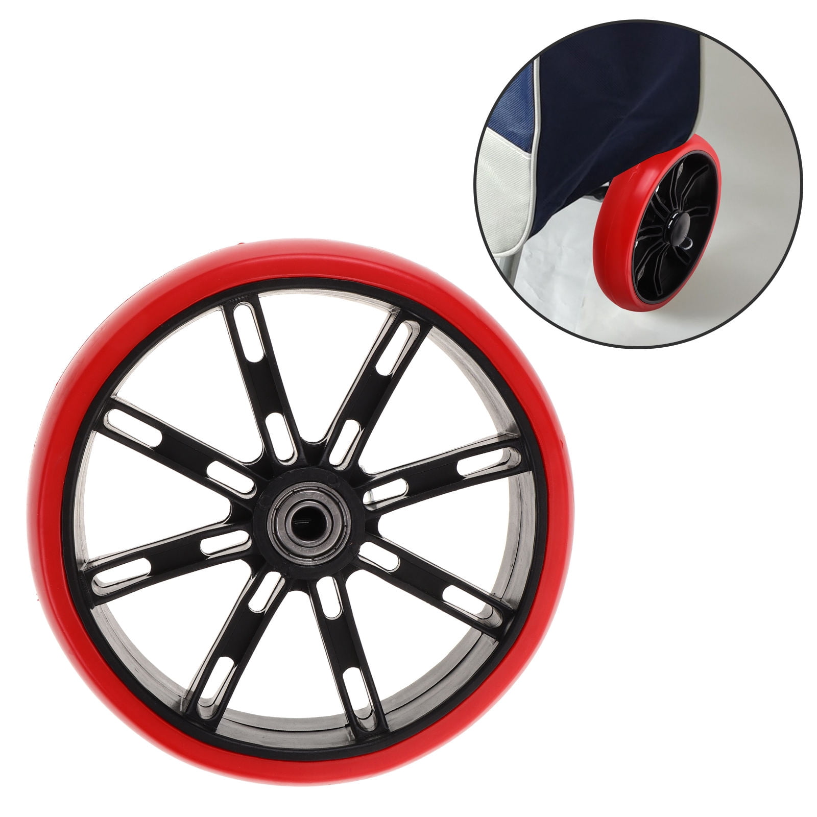 Mikikit Heavy Duty Caster Wheels 2pcs 8 Wheelchair Front