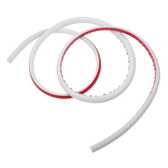 Shower Door Bottom Seal Strip 2m Peel and Stick Trim for Backsplash Tile Edge, Self-Adhesive Flexible Trimming for Corner Decor