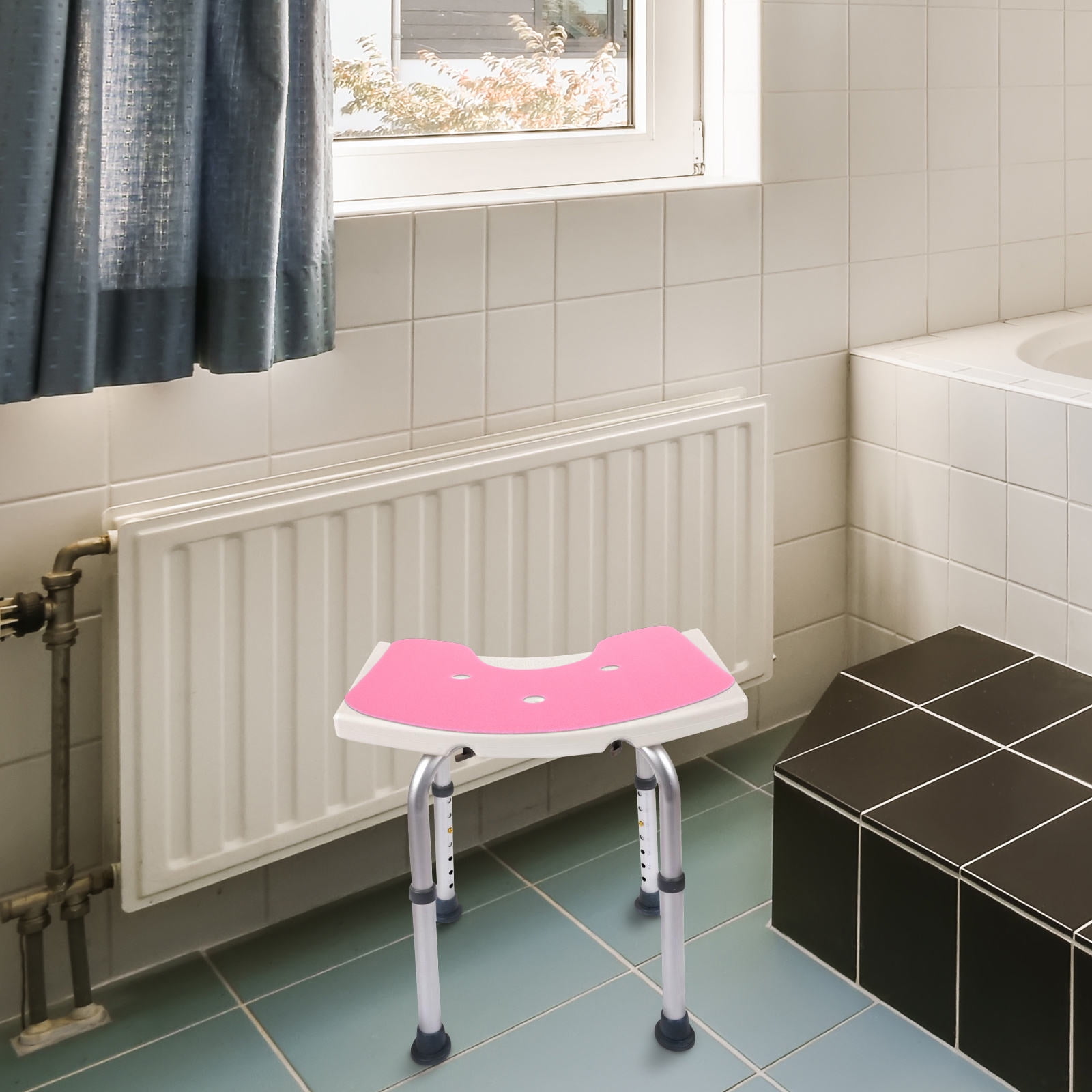 HOMEMAXS Shower Seat Cushion for Adults Non-Slip Breathable Pad