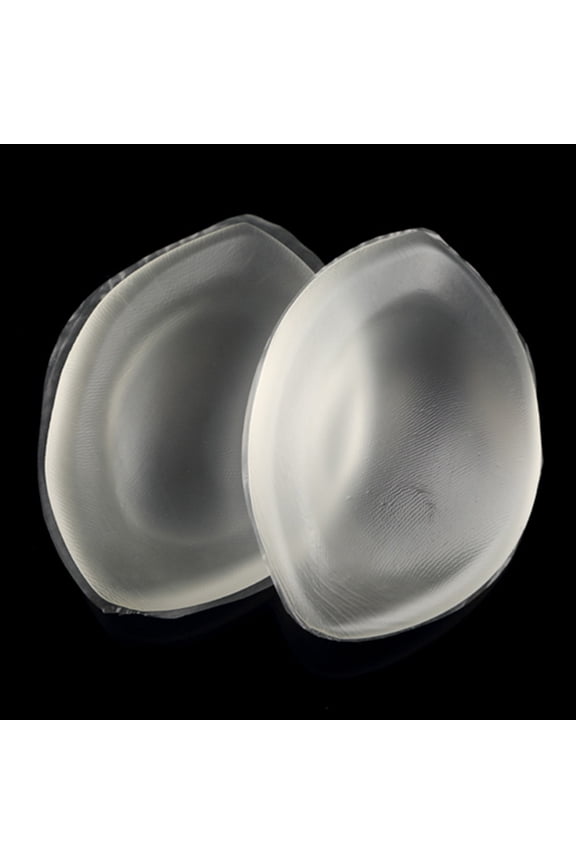 Silicone Push Up Bra Inserts for Breast Shaping with Ecofriendly Material and Reusable Design Transparent Abalone Shaped