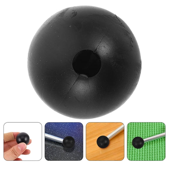 BEADCEST Compact Rubber Tuning Fork Holder Black Flexible Non Slip Music Accessory