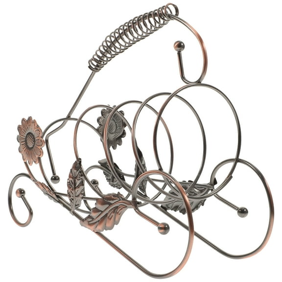Single Wine Bottle Stand Grape Leaf Ornament Rack