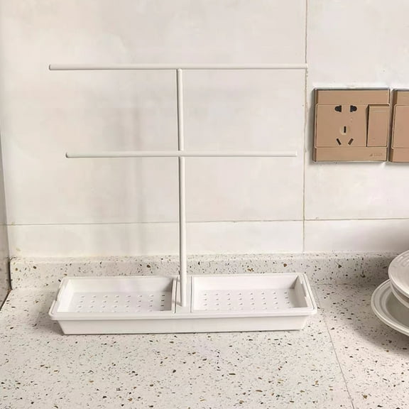 Minkissy Kitchen Sink Organizer Sponge Holder Metal 1Set