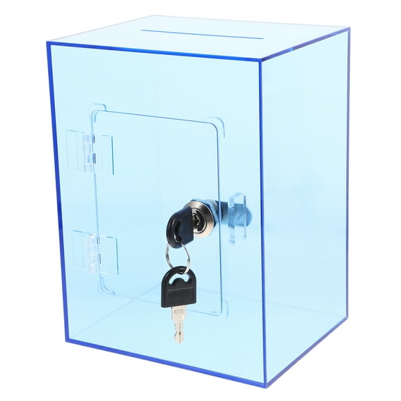 HOMEMAXS Slot Register Tip Jar Piggy Bank Baby 20.00X15.00X12.00CM Blue