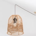 thumbnail image 1 of Small Lampshade E27 Base Indoor Light Cover Paper Weaving Ceiling Light Shade, 1 of 8
