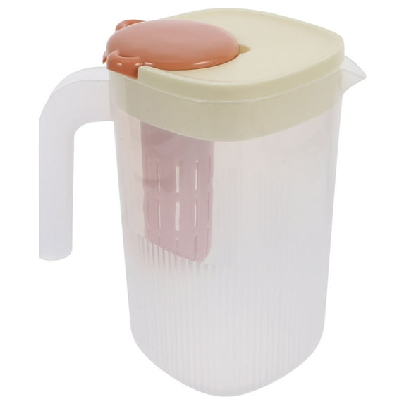 HOMEMAXS Small Pitcher with Lid and Spout for Home Use Made of PP Material Multi Color 2200ml Capacity