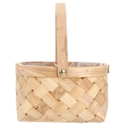 HOMEMAXS Small Wicker Basket with Handle for Storage, Large Baskets Ideal for Child's Room and Home Organization