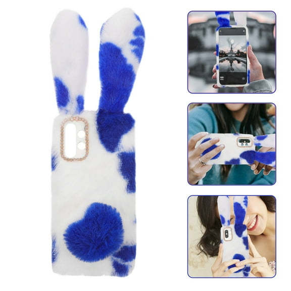 HOMEMAXS Soft Shell Plush Phone Case for Kids in Color Compatible with A32 5G