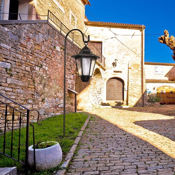 VERDANVERSE Solar Lanterns Outdoor Lawn Light Black 1Pack