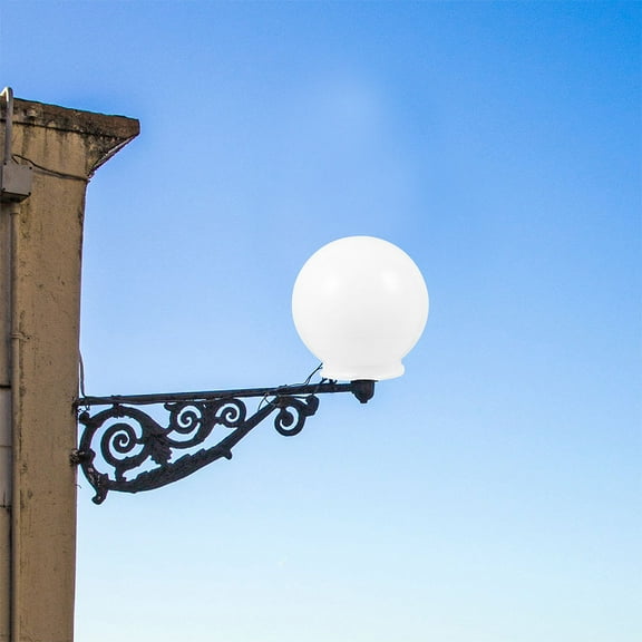 HOMEMAXS Sphere Ball Lampshade Globe Lamp Shape 25X25X12CM White