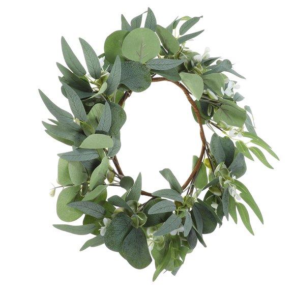 HOMEMAXS  Spring Eucalyptus Wreaths Autumn Decoration for Door Long Flower