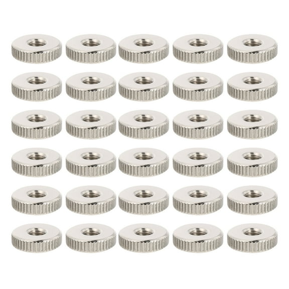 Stackable Lock Adjustment Nut Adjusting Nuts Silver