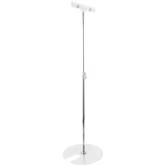 HOMEMAXS Stainless Steel Adjustable Poster Stand for Advertising and Storage Multi Color 24.6 x 6.3 x 70.9 inches