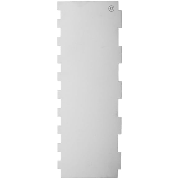 HOMEMAXS Stainless Steel Cake Scraper Tool for Baking and Decorating Cream Fondant Silver 8.5 Inch