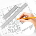 thumbnail image 1 of VERDANVERSE Ruler Precise Measurement Painting Tool 6.3x1.3x0.08in, 1 of 8