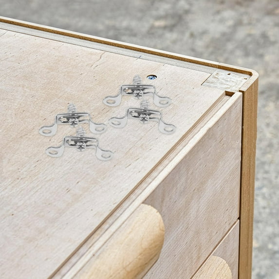 HOMEMAXS Stainless Steel Fasteners Invisible Furniture Hardware Cabinet ...