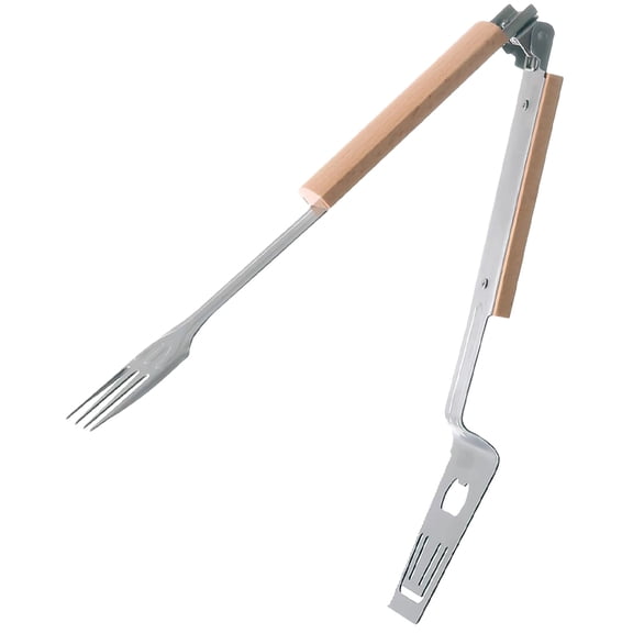 HOMEMAXS Stainless Steel Grilling Tongs Ergonomic Design Rust Resistant Kitchen Tool for Home Use Silver 12 Inches