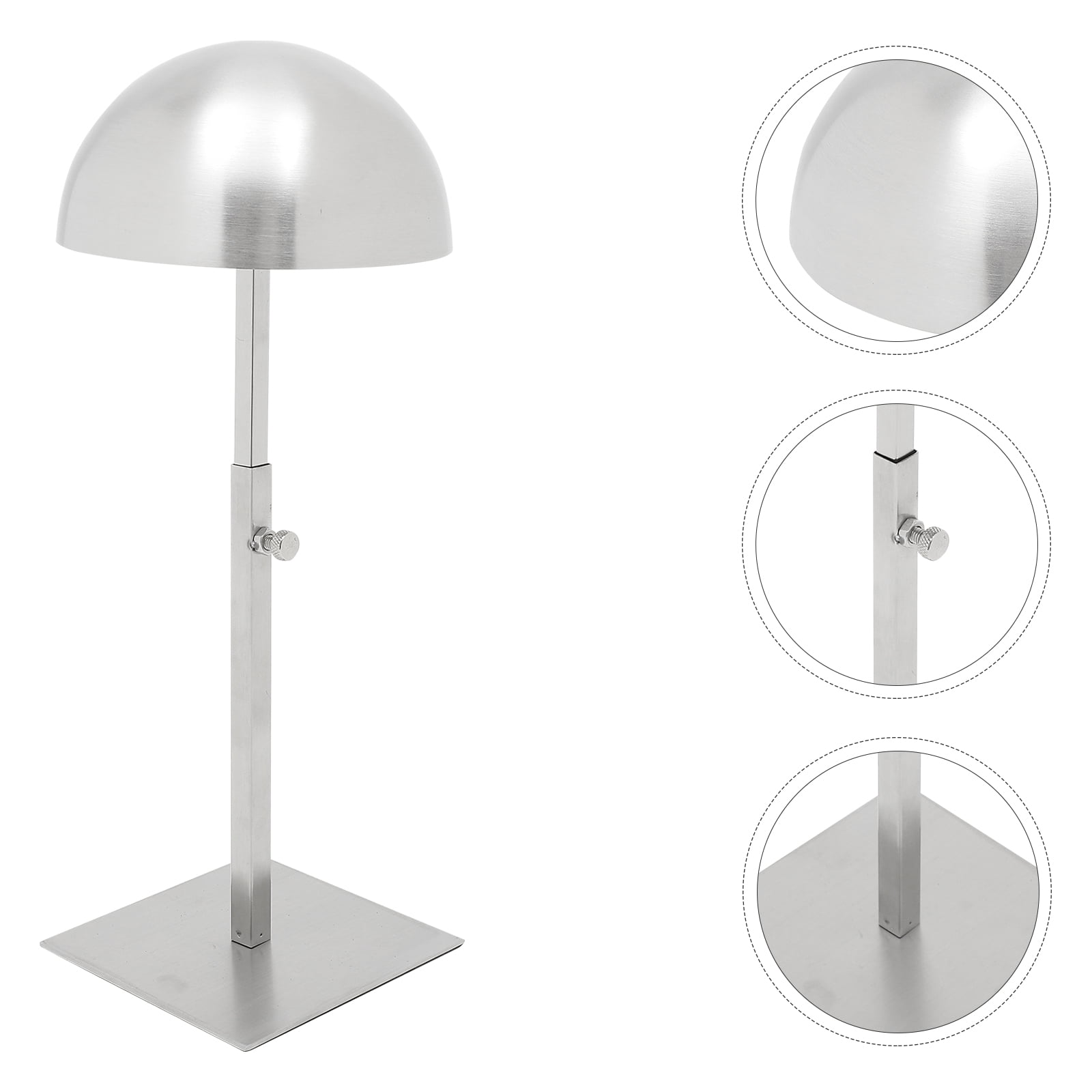 HOMEMAXS Stainless Steel Hat Display Stand Hat Display Holder Metal Hat ...