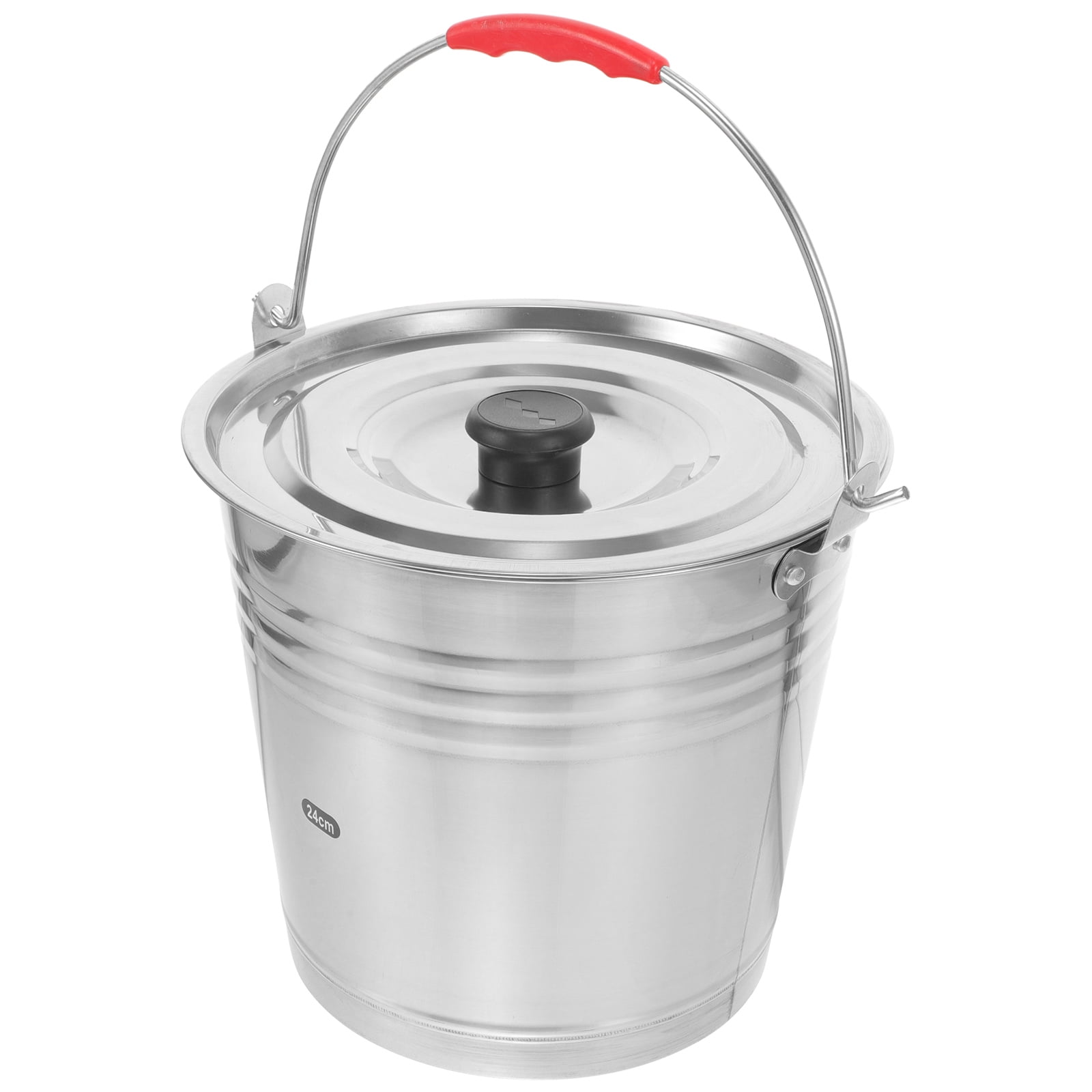 HOMEMAXS Stainless Steel Ice Bucket for Storage Use Silver Color Very Convenient for Beer Drinks Cooling 1