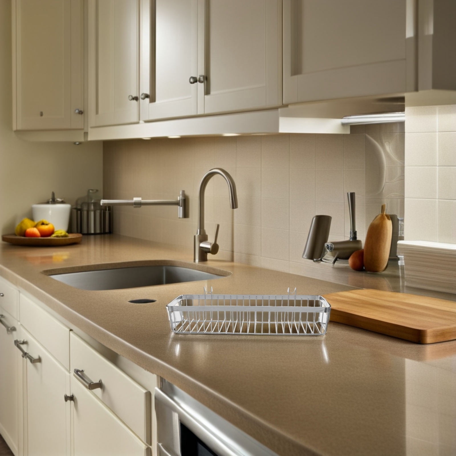 Retro Stainless Steel Kitchen, Living Room Knife, Fork And Tableware Storage
