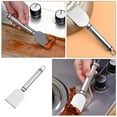 thumbnail image 1 of HOMEMAXS Stainless Steel Metal Scraper for Fireplace and Kitchen Cleaning Tasks with Ergonomic Handle, Silver, 2pcs, 1 of 8