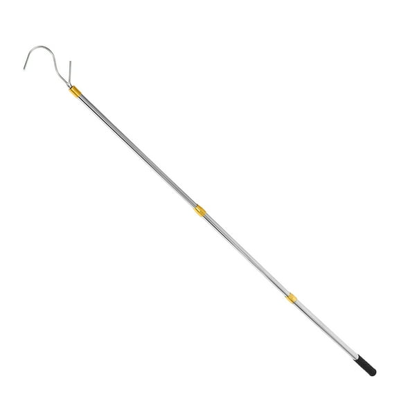 HOMEMAXS Stainless Steel RV Awning Opener Telescoping Pole with Hook for Tent Shelter Camper Canopy Adjustable Awning Opener for Outdoor