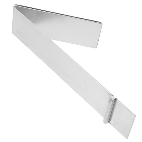 Stainless Steel Shoe Display Stand for Retail Stores SilverBracket 7.1 Inches