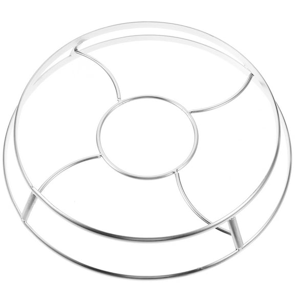 HOMEMAXS  Stainless Steel Steam Rack Multi-functional Pot Multipurpose Wok Stand
