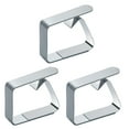 thumbnail image 1 of Stainless Steel Tablecloth Clips for Home and Restaurants Silver Adjustable and Fits Most Tables 3pcs, 1 of 8