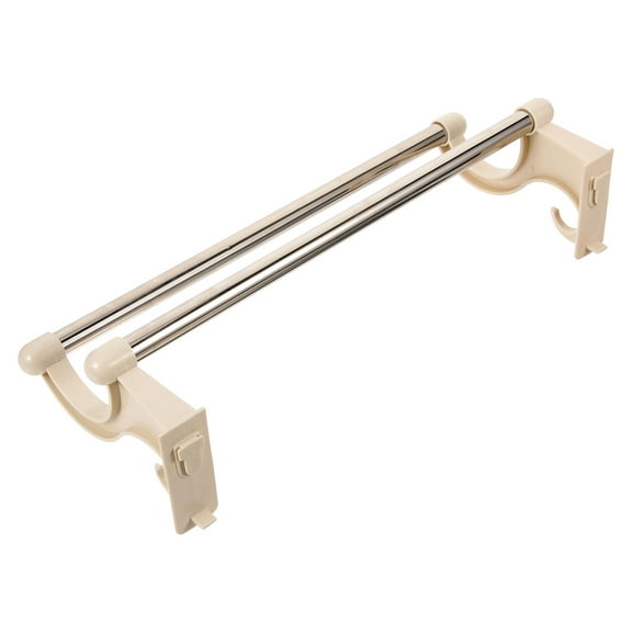 Stainless Steel Towel Rack Double Towel Rack Bathroom Towel Bar Wall-mounted Towel Holder