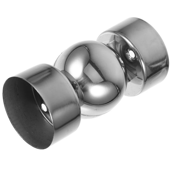 HOMEMAXS  Stainless Steel Tube Connectors Handrail Accessories Staircases Railing Bracket Silver