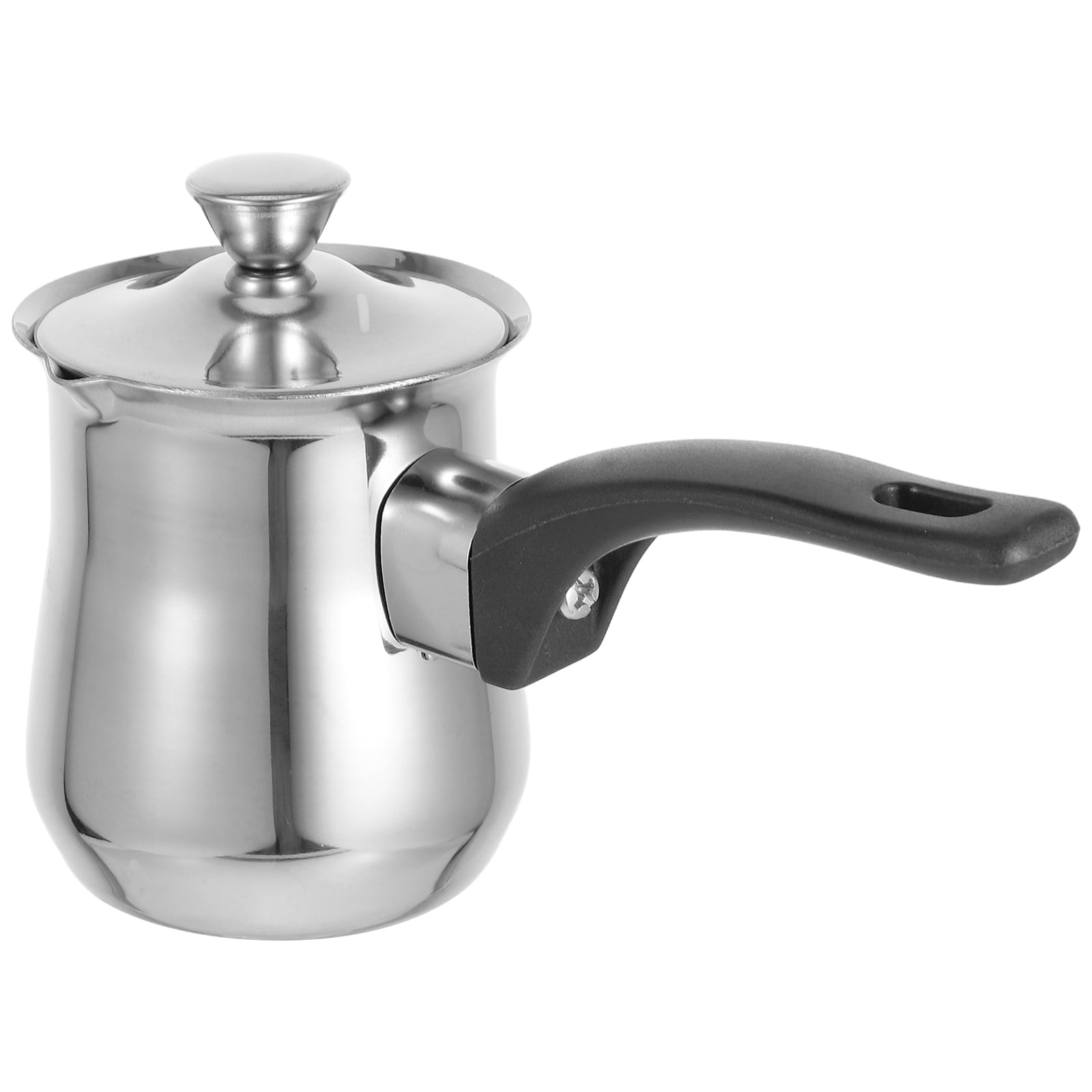 HOMEMAXS Stainless Steel Turkish Coffee Pot With Lid And Long Handle ...