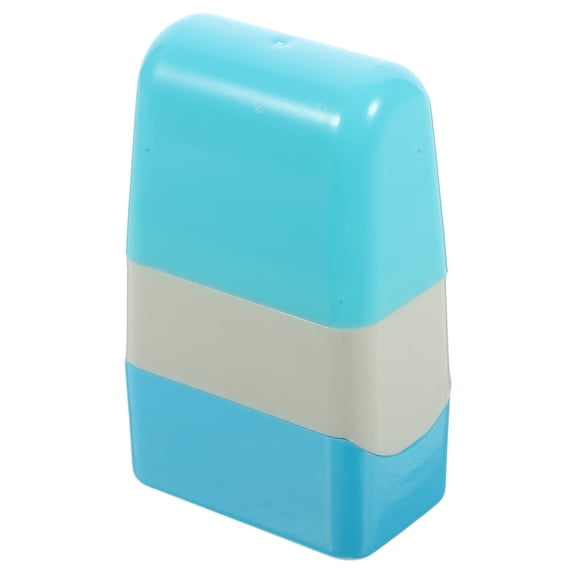 HOMEMAXS Stamps for School Household Name Portable Mail Security Personalised Blue