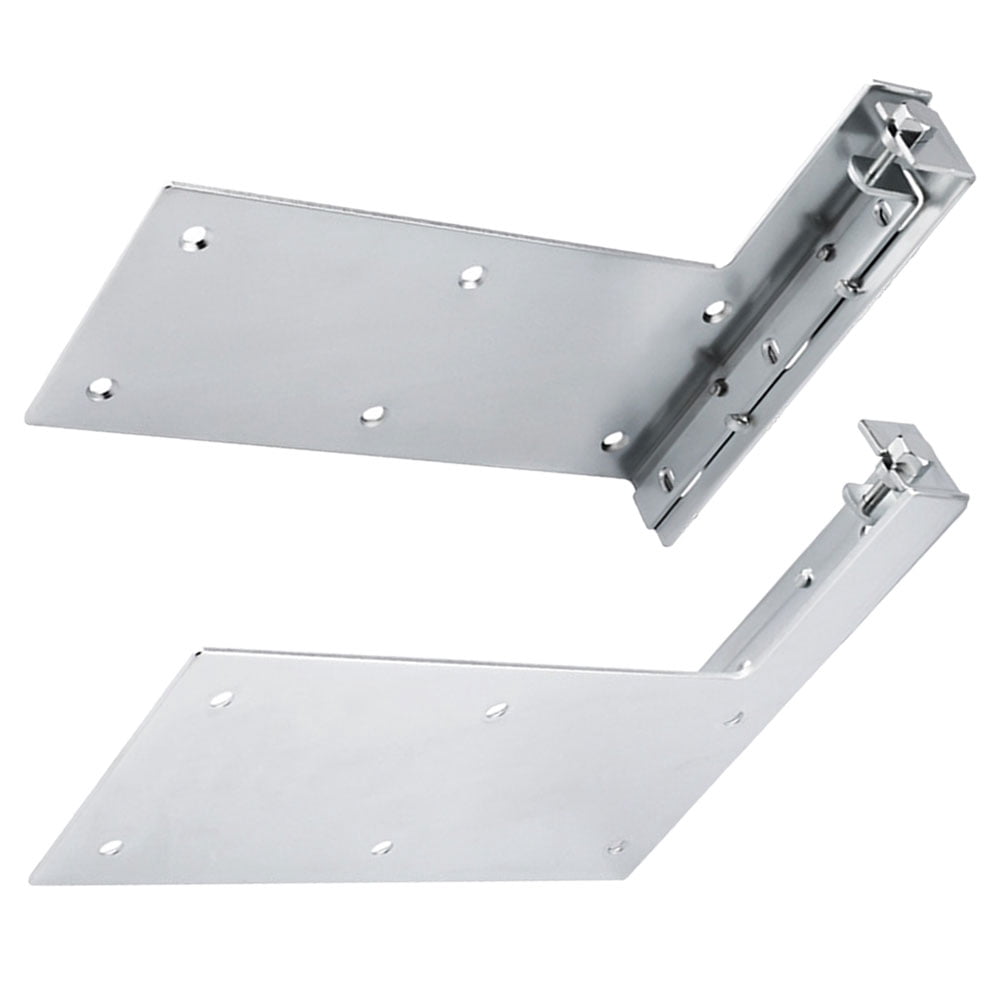 Steel Wall Cabinet Hanging Brackets for Kitchen Use Silver Color Pair 7 ...