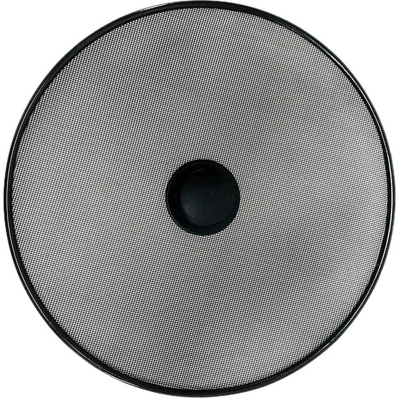 HOMEMAXS Strainer Anti-splash Lid Pot Lid with Handle 29.00X29.00X3.00CM Black