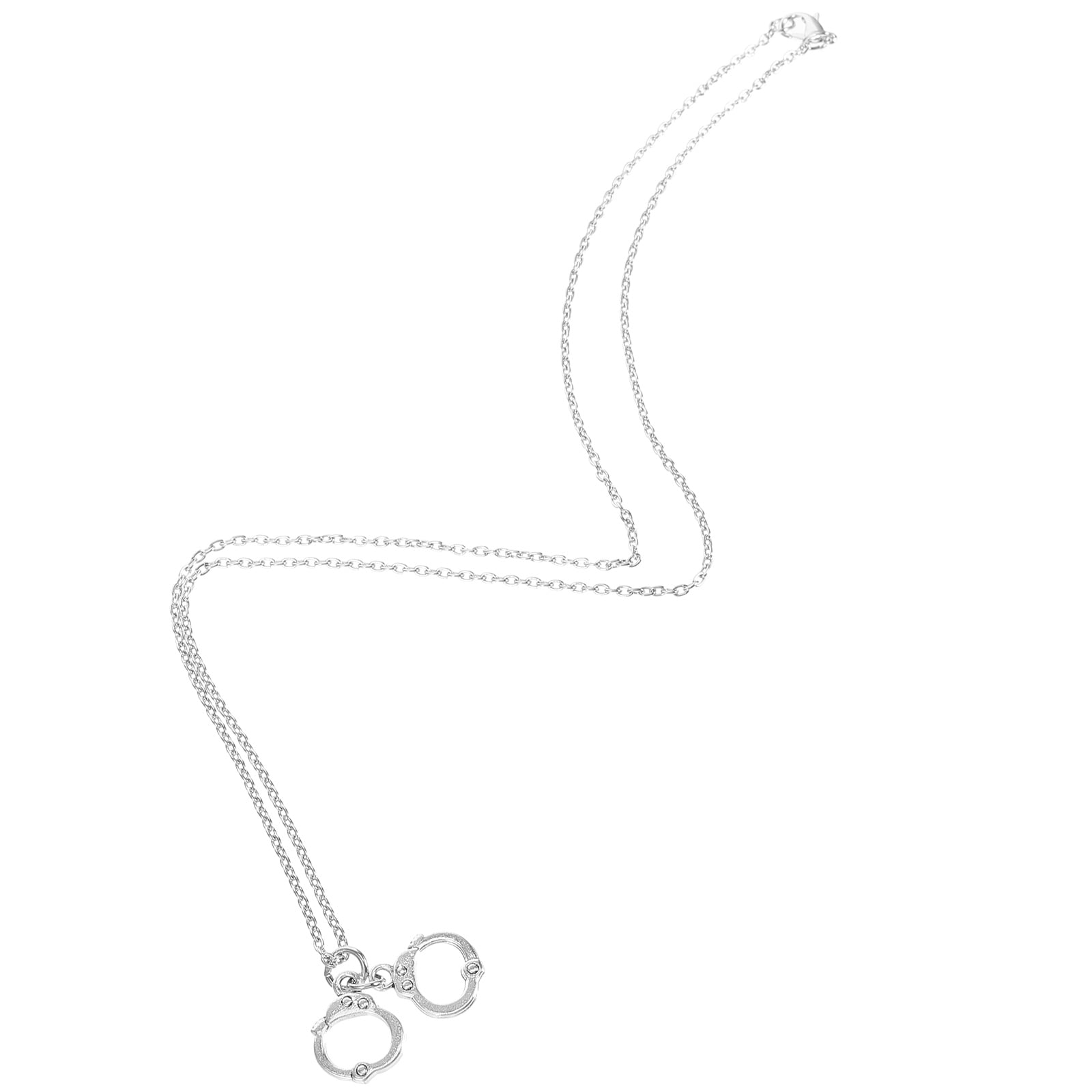 GARVALON Coffin Necklace Zinc Alloy 1Set 12.6X0.7X0.2In Silver Gothic ...