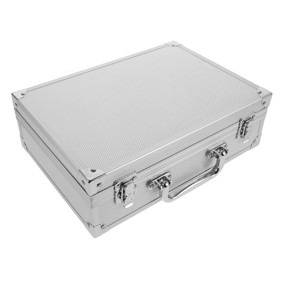 HOMEMAXS Suitcase Portable Tool Case Toolbox 29.00X20.50X9.50CM Silver