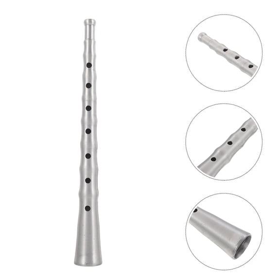 Minkissy Wind Instrument Rod Suona Horn Accessory Aluminium Silver 1Set