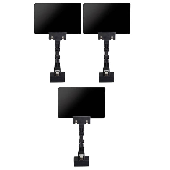 HOMEMAXS Supermarket Label Handwritten Wicker Storage Basket Pantry Labels Black