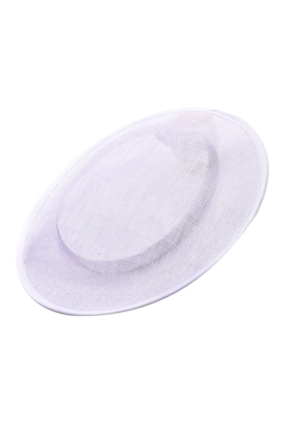 Synamay Hat Base Millinery Red Millinery Supplies Miss 31.00X31.00X2.00CM White