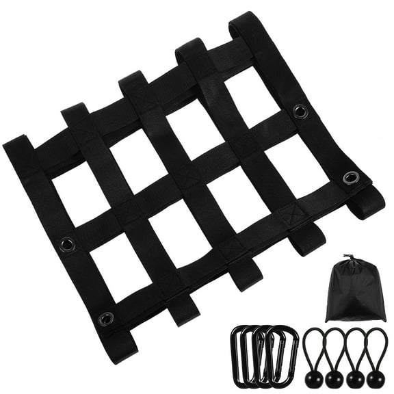 Tailgate Cargo Net Truck Bed Nets Holder Storage Lumbar Cushion Plug Cover Clog Black