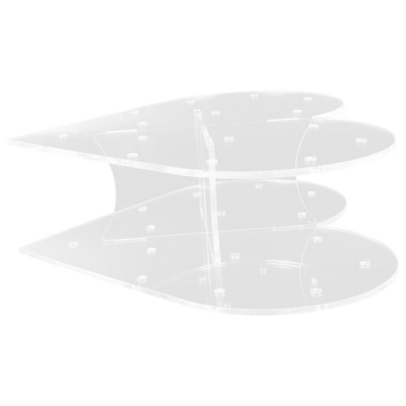 HOMEMAXS Tank Aquarium Tree Heart Shape Transparent Party Lollipop Candy Display Stand