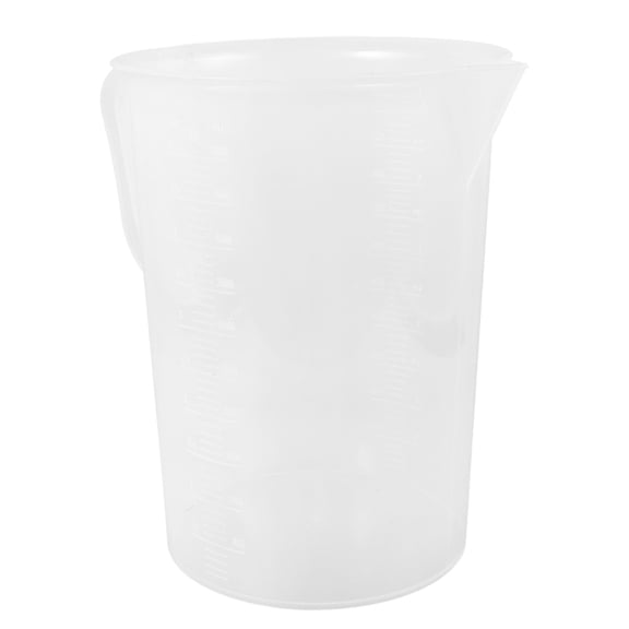 Transparent Plastic Measuring Cup for Accurate Oil Measurement in Automotive Repair 5000ml