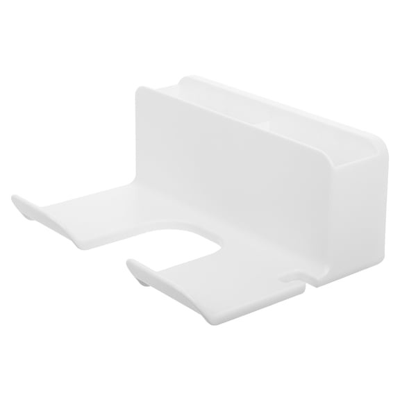 BEADCEST Blow Dryer Storage Hair Dryer Holder White 1Pcs Bathroom Organizer