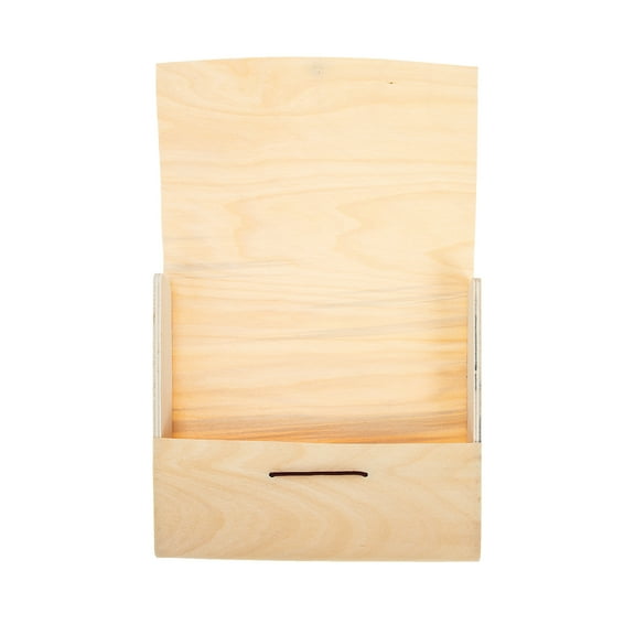 HAMPPLIES High End Wooden Tea Container For Tea Storage 1Set 8.25x8.25x1.18in